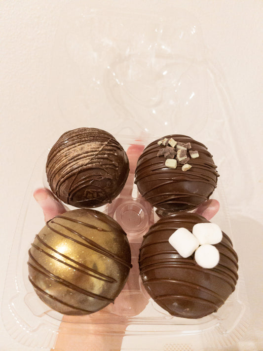 Set of 4 Holiday Cocoa Bombs